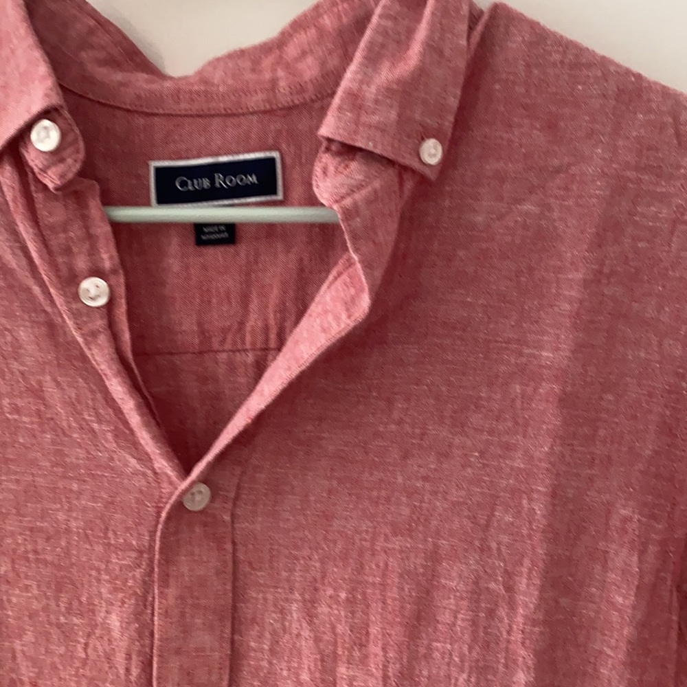Pink button down shirt - Picture 2 of 3